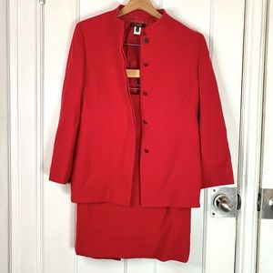 Vintage J. Crew Wool Jacket Skirt Suit Set